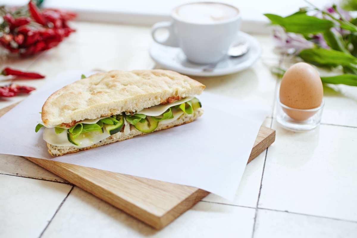 Focaccia verdure